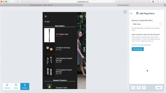 Buddha MEGA MENU - ADD the menu to your store and Design it смотреть онлайн