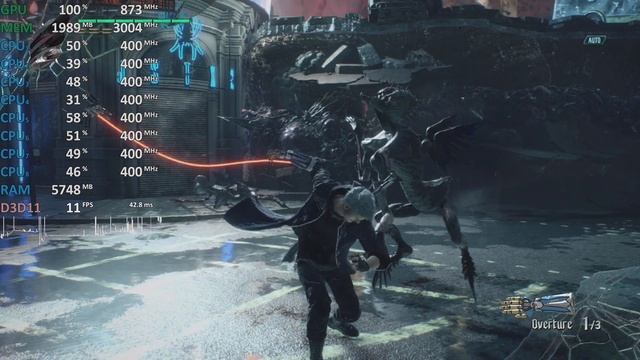 GeForce MX150 (i5-8250U) - Devil May Cry 5 - Gameplay Benchmark Test смотреть онлайн
