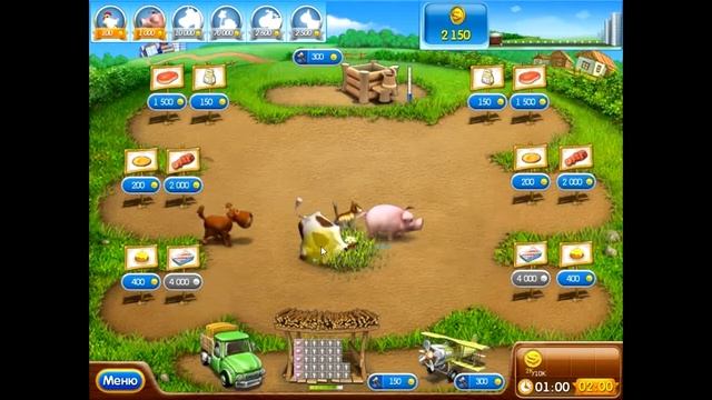 Веселая ферма 2 Упаковочный пер 1 FarmFrenzy на золото смотреть онлайн