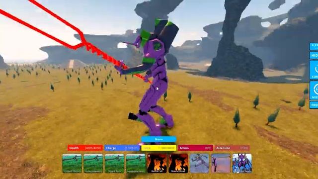 EVA-01 FULL SHOWCASE! New Evangelion Kaiju! - Roblox Kaiju Universe смотреть онлайн