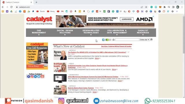 Free AutoCAD Learning Sites for Starter and Beginners - QasimCAD смотреть онлайн