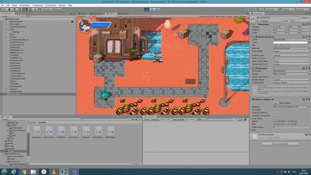 Уроки по Unity 2D - Ruby ч.14 - Raycast в Unity и основы диалога смотреть онлайн