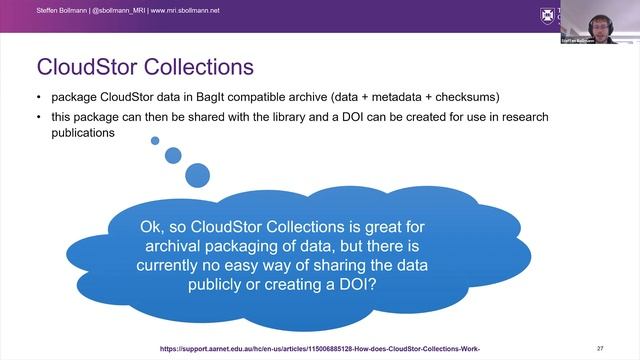 Interoperability Between AARNet CloudStor and External Services - Researcher Talks Webinar смотреть онлайн
