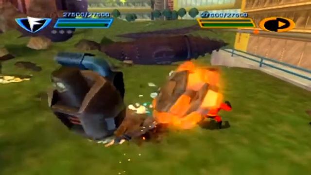 The Incredibles: Rise of the Underminer All Cheats Gameplay PS2 смотреть онлайн