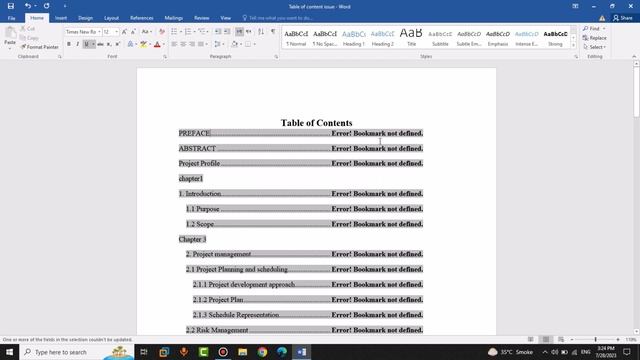 Error! Bookmark not defined Fix in Table of Content | Microsoft Word | How to Remove in few Seconds смотреть онлайн