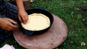 Мясной Пирог на Костре