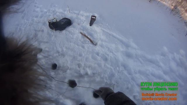 Постановка китайской сети под лед.Как поставить сеть одному зимой. смотреть онлайн