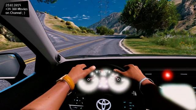 Toyota Camry XSE 2018 ? GTA V MOD 4K/60FPS GTX 1080Ti vs _REVIEW смотреть онлайн