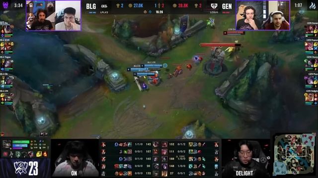 Gen G x BLG | Jogo 5 - MD5 | Worlds 2023 | Eliminatórias - DIA 11 смотреть онлайн