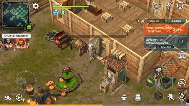 ДЕНЬ БЛАГОДАРЕНИЯ, ЖЕНСКИЙ ПЕРСОНАЖ И ВКУСНАЯ ИНДЕЙКА ➤ Dawn of Zombies Survival смотреть онлайн