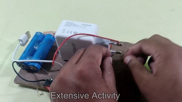3.7V DC To 220V AC Inverter Circuit With Mobile Charger