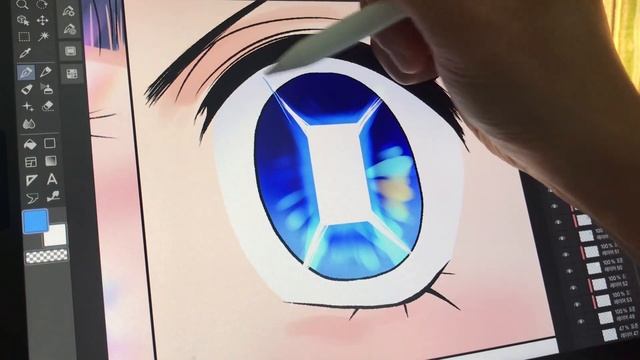 Drawing Character Own Pattern in the Eyes | Girls 【Demon Slayer】 смотреть онлайн