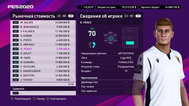 Перспективные игроки PES 2020. Молодые Таланты Пес 2020. RussReeves