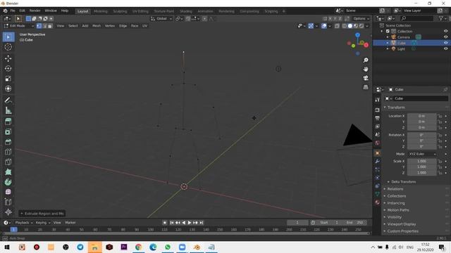 Персонаж пот точкам в blender VR4 29102020 смотреть онлайн