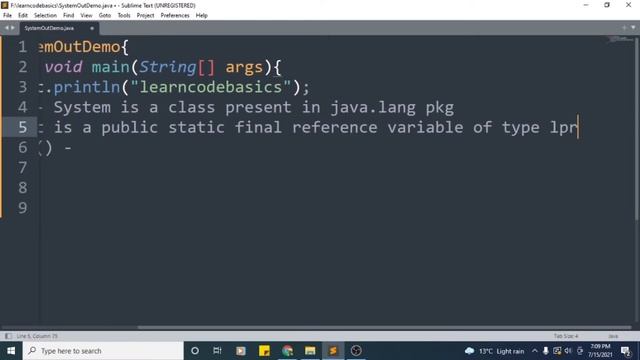 Explain System.out.println(); in Java || || Most Asked Interview Question || Java Tutorial смотреть онлайн