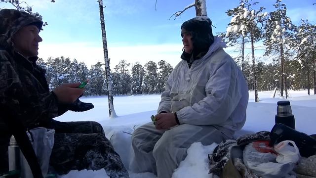 С гостем на охоту.