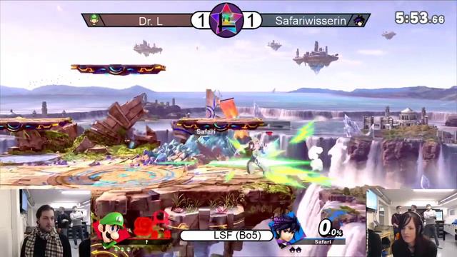 Kellerkeilerei 4 SSBU Singles - Losers Semis - Safariwisserin(Dark Pit) Vs Dr.L(Luigi)