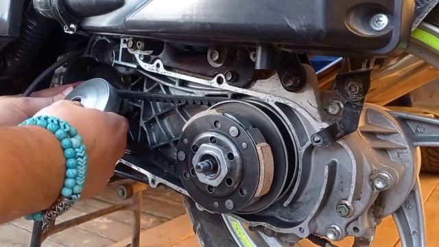 установка вариатора на скутер 4т смотреть онлайн