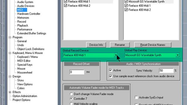 Samplitude Basics 05:Audio Midi Device Setup смотреть онлайн