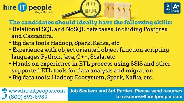 SQL Server - Analytics Jobs, Broomfield, CO | Job ID 31030 | смотреть онлайн