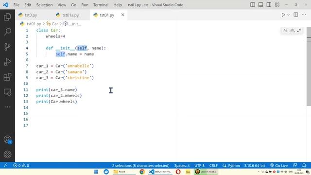 Python OOP Lesson 1. Introduction to Python Classes . Basics of Object-Oriented Programming , смотреть онлайн