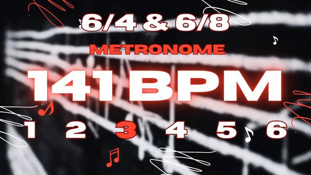 141 BPM - 6/4 & 6/8 Metronome смотреть онлайн
