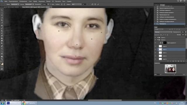 Была старая стала новая / ускоренный процесс реставрации фотографий . смотреть онлайн