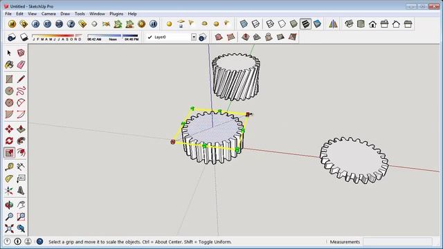 Sketchup Gear With Involute Gear Plugins смотреть онлайн