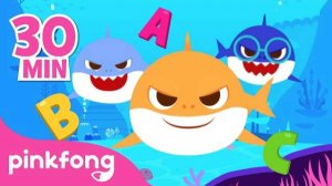 Back to School 🏫 | Shark ABC and more | +Compilation | Pinkfong Songs for Children