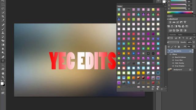 Use of FX Styles in Photoshop CC 2014 (Yasir Editor) смотреть онлайн