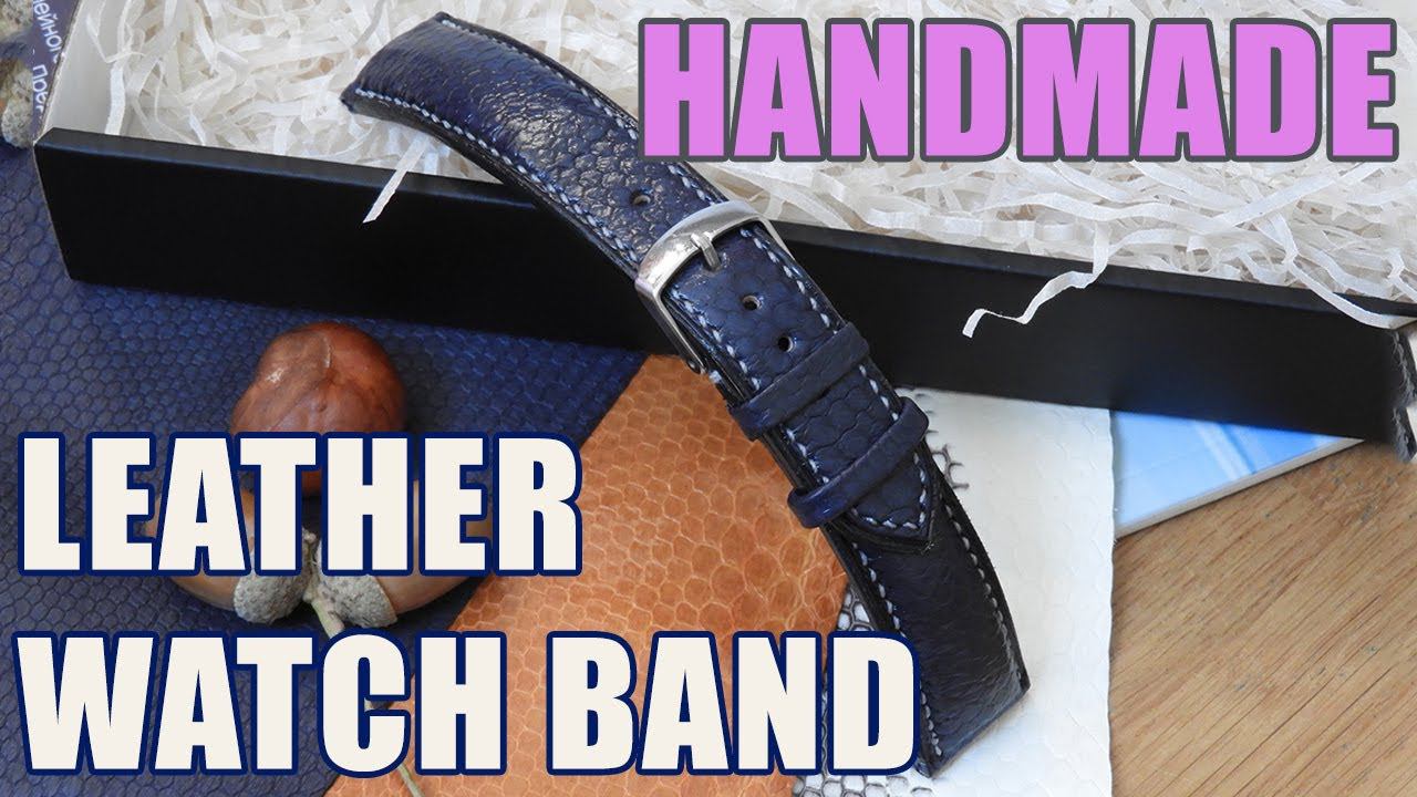 Making Custom Leather Watch Strap - DIY