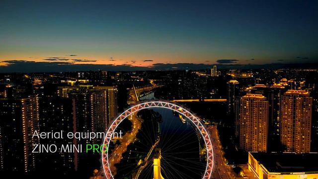 Hubsan Zino Mini Pro Night Footage смотреть онлайн