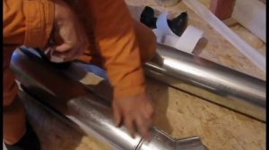 Как соединять круглые оцинкованные воздуховоды.