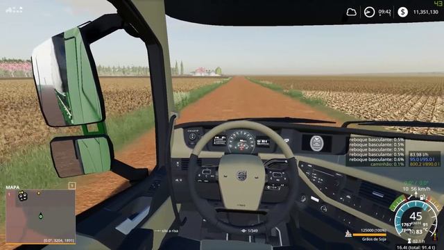 FS 19 Colocando Marchas Customizadas no Volvo FH16 540 da Farm Centro Sul com o VehicleControlAddon смотреть онлайн