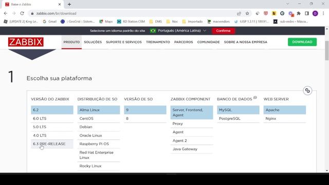 Como Instalar Zabbix 6.2 do zero смотреть онлайн