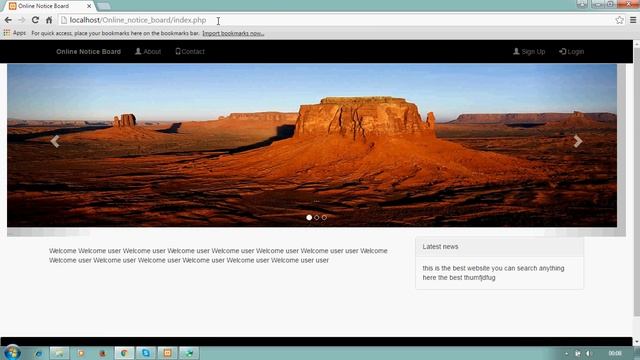 PHP_Online E-Notice Board смотреть онлайн