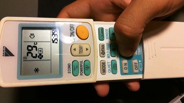 How to Set Time on Daikin AC Remote Controller смотреть онлайн