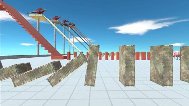 Domino Game Of Big Dinosaurs - Animal Revolt Battle Simulator смотреть онлайн