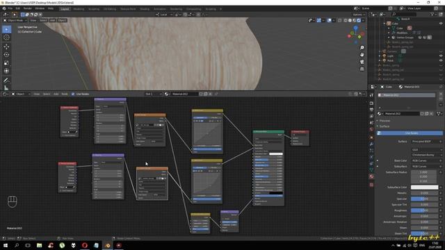 Кожа в блендере. Шейдинг кожи в Blender (как настоящая!) смотреть онлайн