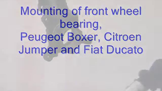 61464585 Wheel bearing set, front for Citroën Jumper, Fiat Ducato & Peugeot Boxer (1091 17) смотреть онлайн