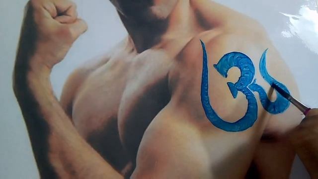 Om tattoo design idea/How to draw Om tattoo смотреть онлайн