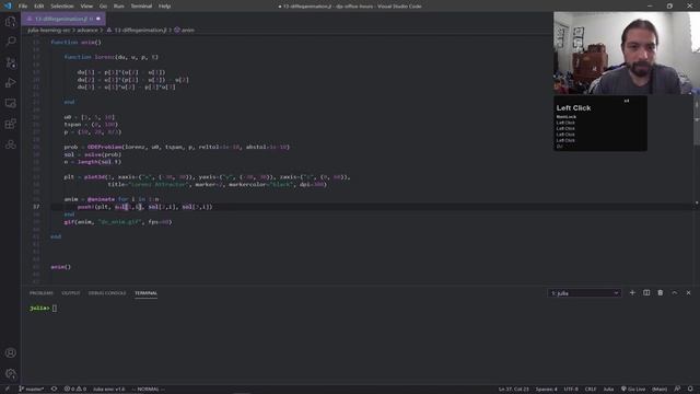 Julia: 3D Animations with DifferentialEquations смотреть онлайн