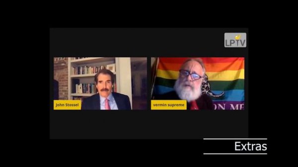 16 Minutes of VERMIN SUPREME no one asked for. (Ft John Stossel)