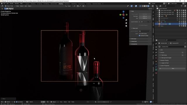 How to Set Up Camera in Blender 3.0 Like A Pro Photographer (Quick Blender Tip 19) смотреть онлайн