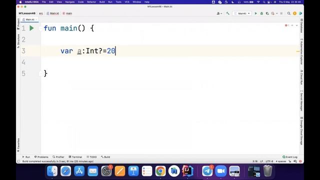 46. Arrays and ranges in kotlin. Exception Handling. Null Safety (Android dasturlash darslari) смотреть онлайн