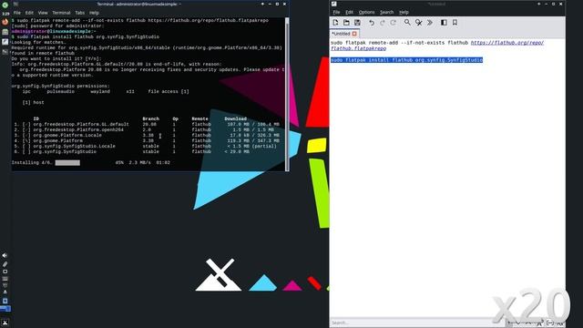 How to install Synfig Studio on MX Linux 21.3 смотреть онлайн