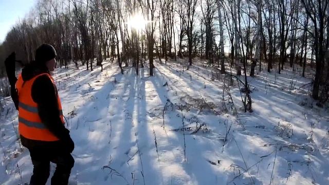 ОХОТА В "СТАРЫЙ НОВЫЙ ГОД", охота на зайцев с гончими. смотреть онлайн