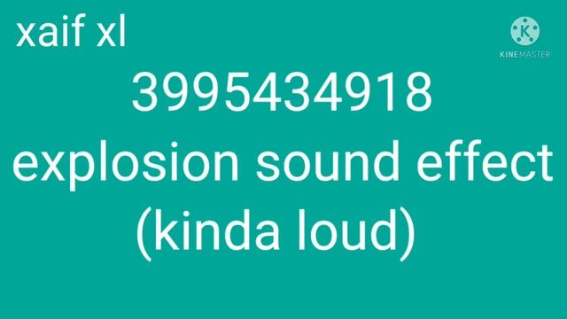Explosion sound effect roblox ID смотреть онлайн