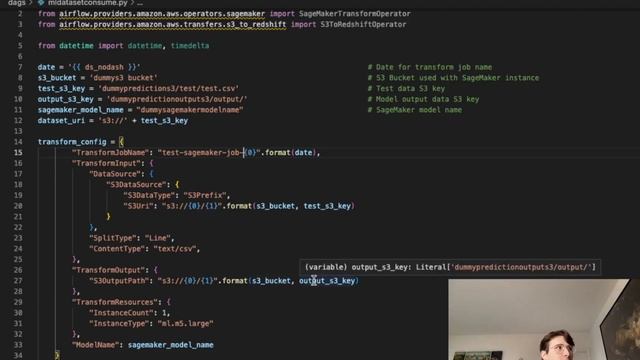 How to Execute Predictions from a Machine Learning Model in AWS Sagemaker using Airflow! смотреть онлайн