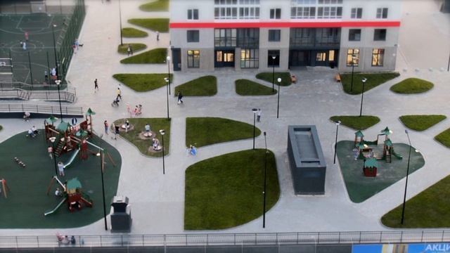 Дворы без машин в ЖК Анкудиновский Парк ( Анкудиновский парк ) смотреть онлайн